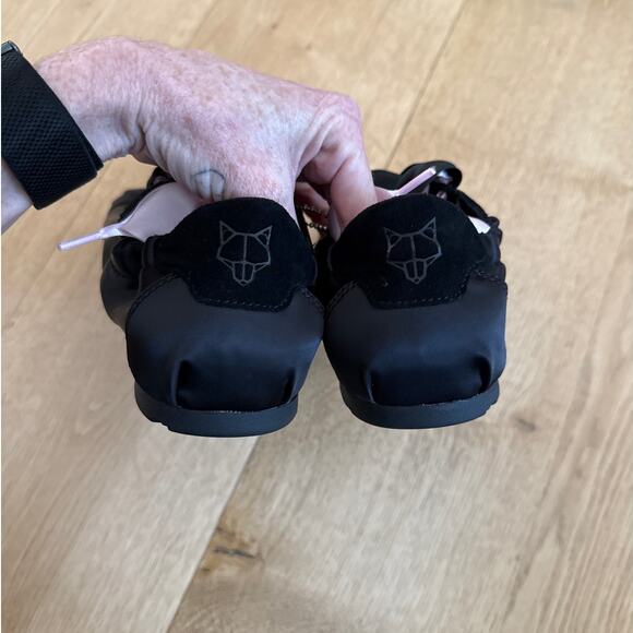 Naked Wolfe Sneakers Satin Adorable Size US & Black Pink - Picture 6 of 9